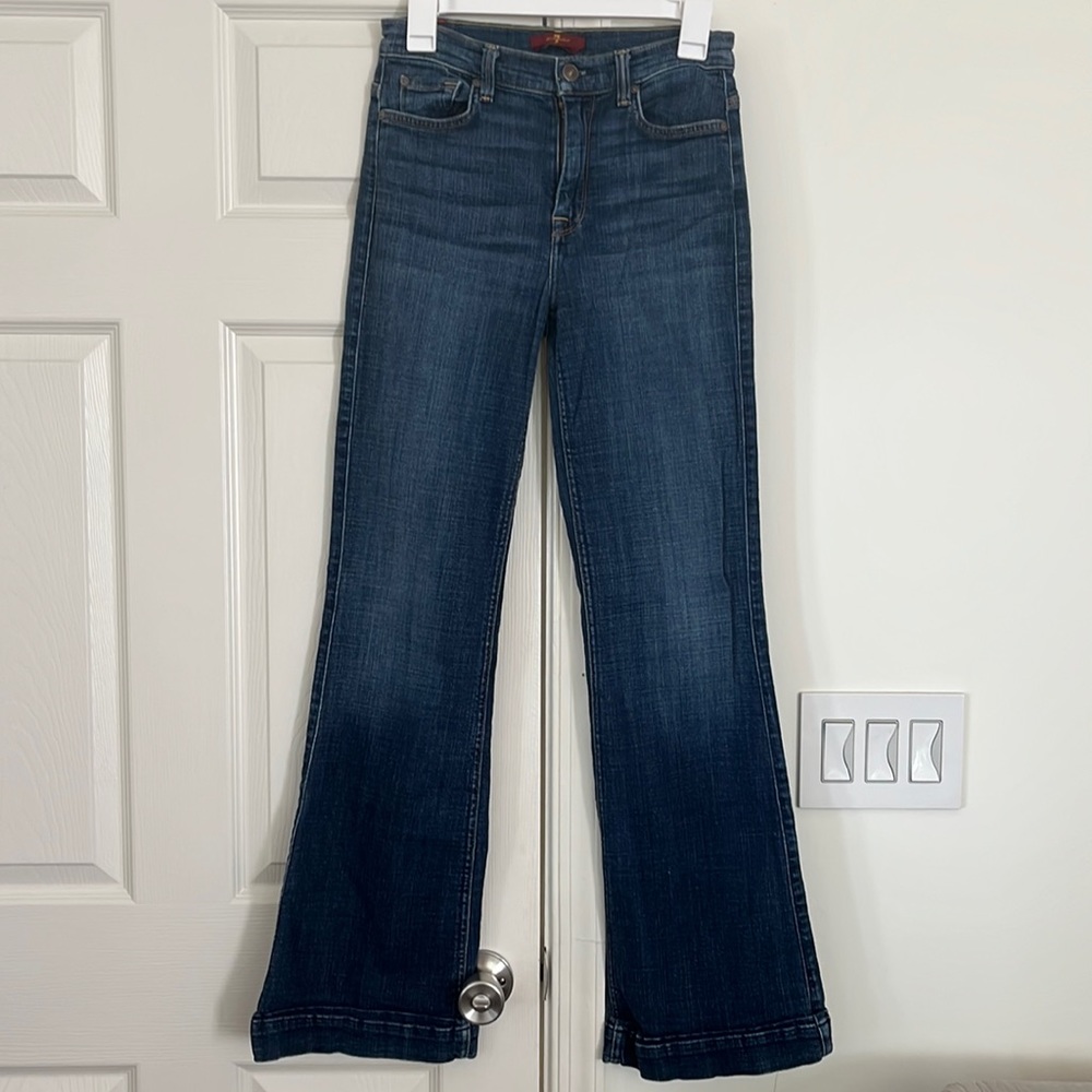 Seven for All Mankind Bootcut Trouser hem jeans
